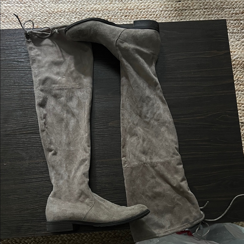 Unisa Taupe Over-the-Knee Boots